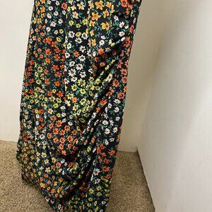 Floral Print Body Con Dress